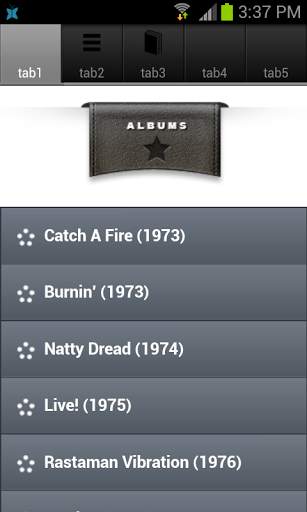 Bob Marley Lyrics screenshot 1