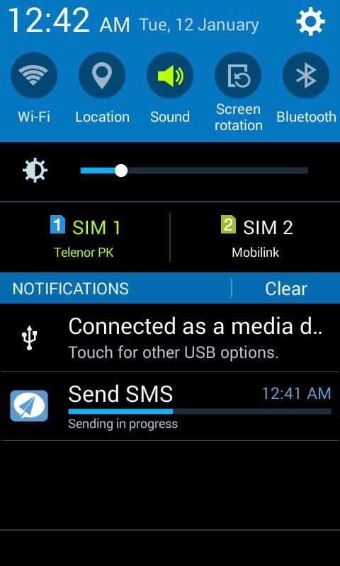 Multi SMS Sender स्क्रीनशॉट 1