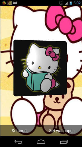 Hello Kitty 3D Live Wallpaper screenshot 2