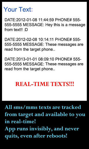 Text Watcher Invisible DEMO 2 تصوير الشاشة