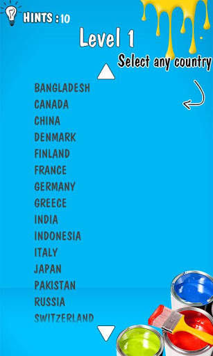 Colour The Flags Lite screenshot 3