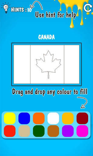 Colour The Flags Lite screenshot 4