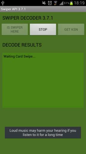ROAMpay Swiper Tester स्क्रीनशॉट 2