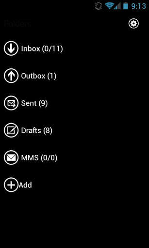 GOSMS WP7 Grey Theme Free screenshot 5