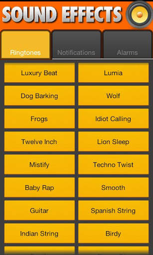 Sound Effects Tones 3 تصوير الشاشة
