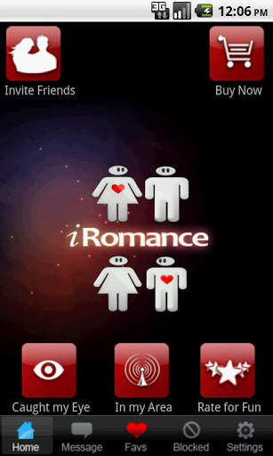 iRomanceApp. Date Without Fear screenshot 1