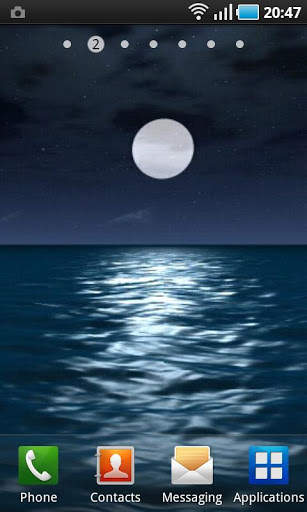 Moon Sea Live Wallpaper screenshot 1