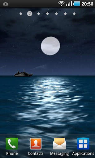 Moon Sea Live Wallpaper screenshot 2