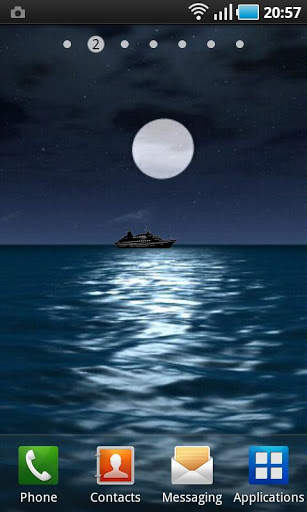 Moon Sea Live Wallpaper screenshot 3