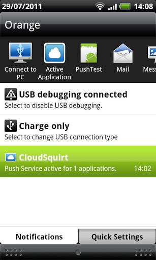 CloudSquirt Push Service screenshot 2