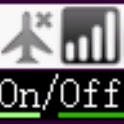 Airplane On/Off Toggle switch icon