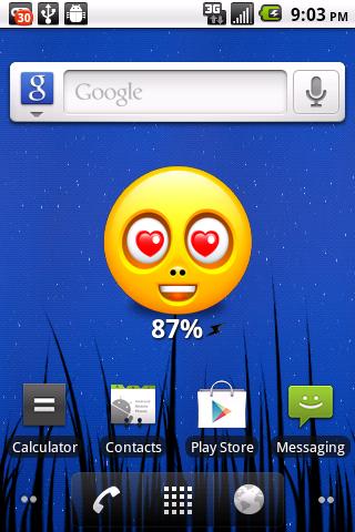Smiley Battery Widget Vol. 2 screenshot 1