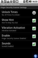Finger Security Scanner скриншот 1