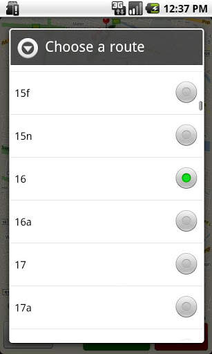 Dublin Bus GPS screenshot 3