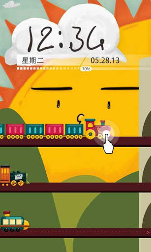 Choochoo GO Locker Theme 4 تصوير الشاشة