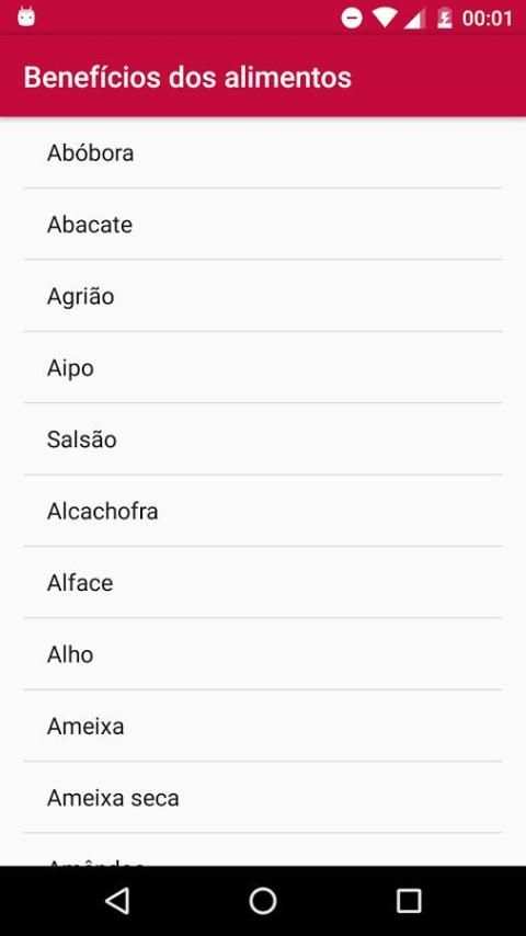 Benefícios dos alimentos screenshot 2