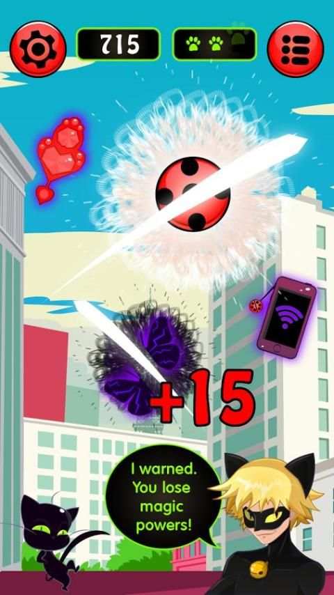 Ninja ladybug and cat noir screenshot 1