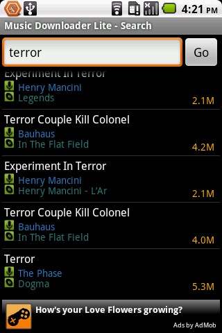 Music Downloader Lite screenshot 2