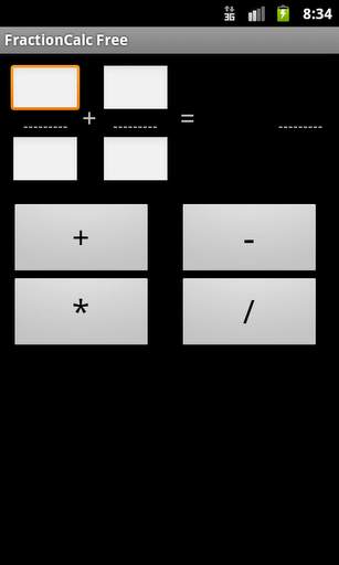 Fraction Calculator Free screenshot 2