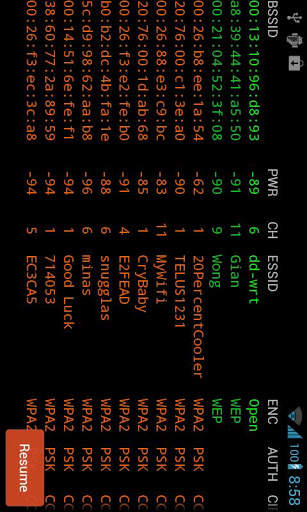 Lightweight WiFi Scanner screenshot 1