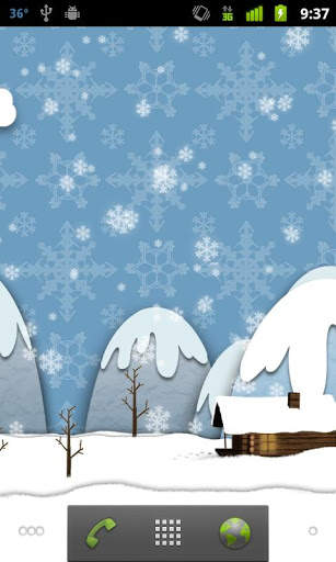 Samsung Parallax Winter LWP screenshot 5