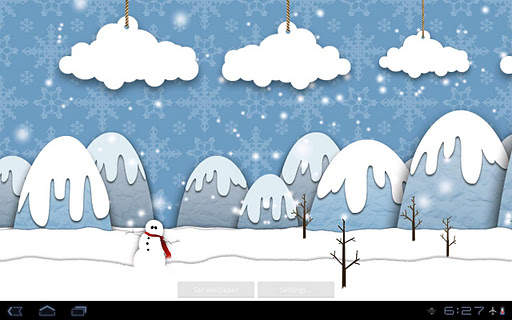 Samsung Parallax Winter LWP screenshot 3