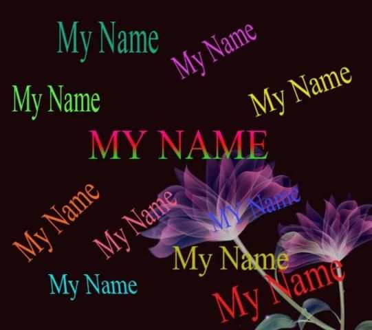 My Name Live Wallpaper स्क्रीनशॉट 5