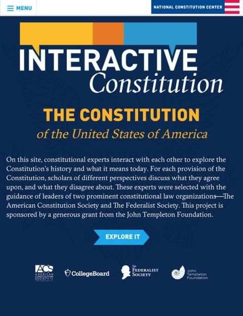 Interactive Constitution 3 تصوير الشاشة