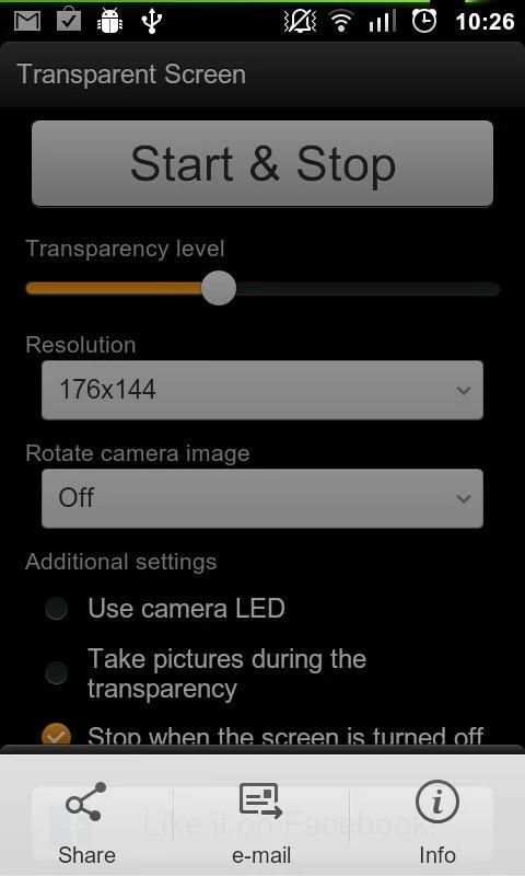 Layar Transparan screenshot 1