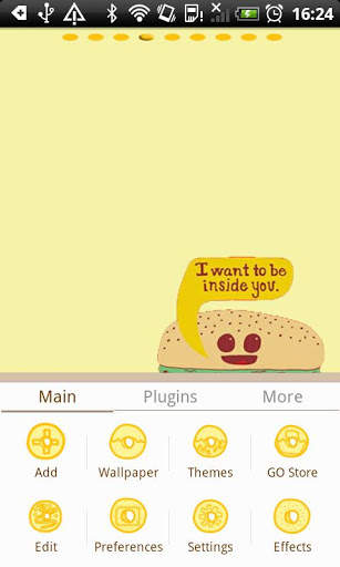 Donut Theme Go Launcher Ex screenshot 4