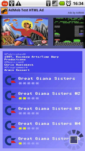 C64 Games Music Collection screenshot 1