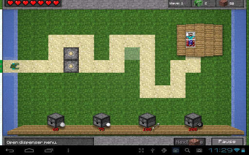 Minecraft Tower Defense screenshot 2