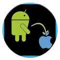 Android Peeing Apple LWP icon