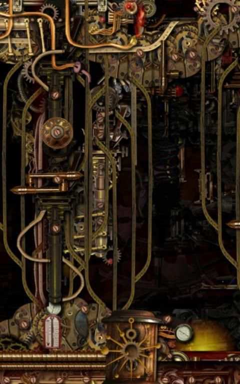 Steampunk Go Launcher Ex Theme скриншот 1