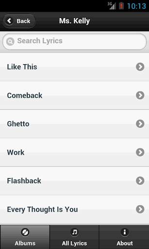 Handy Lyrics - Kelly Rowland screenshot 3