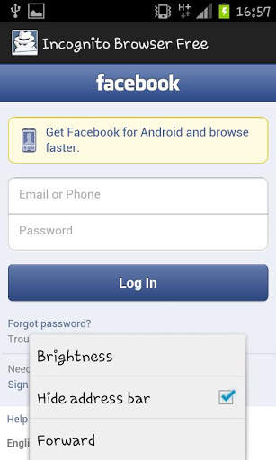 Incognito Browser Free screenshot 2