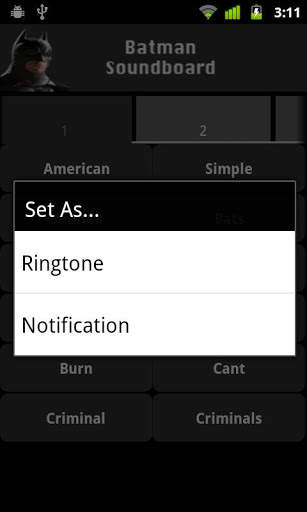 Batman Soundboard screenshot 2