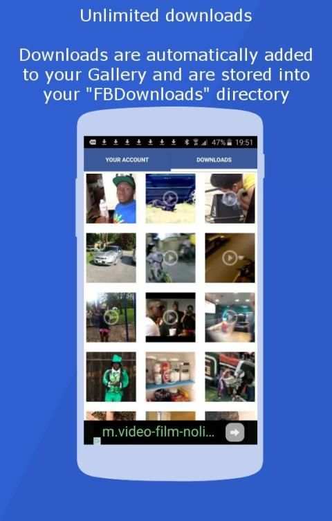 Video Downloader for Facebook screenshot 1