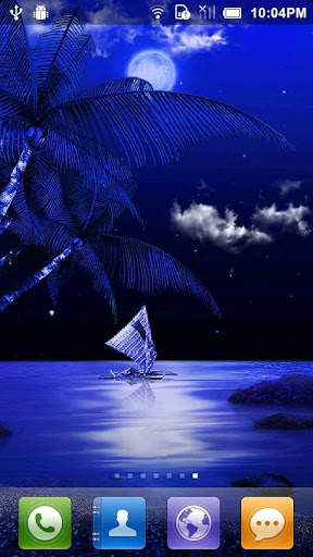 Moon Midnight LWP स्क्रीनशॉट 1