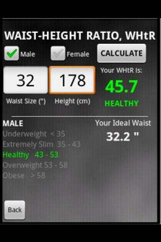 Basic Health Calculator screenshot 2