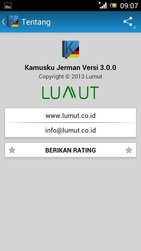 Kamusku: Jerman (Indonesia) 1 تصوير الشاشة