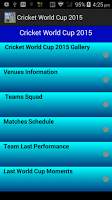 Cricket World Cup 2015 screenshot 3