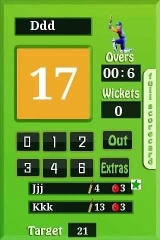 Cricket Scoreboard स्क्रीनशॉट 2