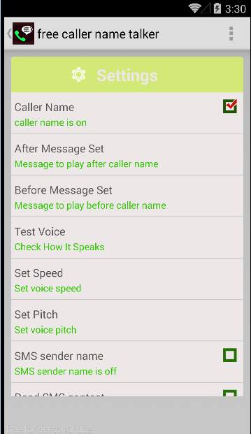 Caller Name Talker - call screenshot 2