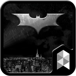 Black Dark Hero Launcher theme أيقونة