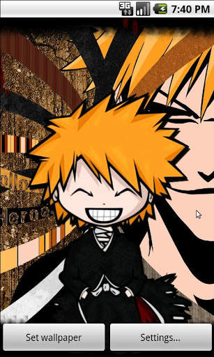 Bleach Ichigo Live Wallpaper screenshot 2