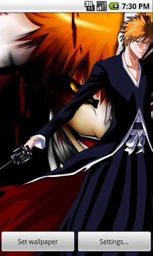 Bleach Ichigo Live Wallpaper screenshot 1