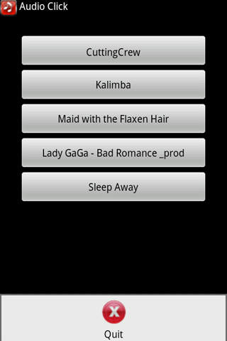 Audio Click screenshot 1