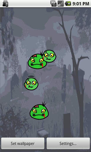 Baby Zombie Live Wallpaper 1 تصوير الشاشة