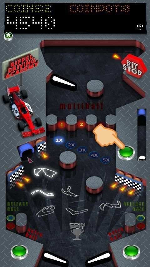 Riffel Pinball Racing स्क्रीनशॉट 1